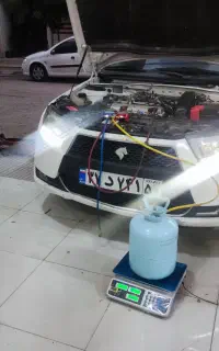 شارژ گاز کولر با ترازو ایرانی چینی خارجی