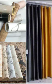 پرده پانچ آماده  انواع زبرا، کاغذدیواری و برچسب