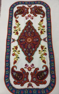 پته رومیزی  بیضی شکل نگینی