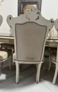 یکدست میز نهارخوری شیک باشیشه ۱۰میل