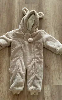 سرهمی کودک با پاپوشش و جلیقه شلوار