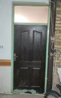 درب چوبی
