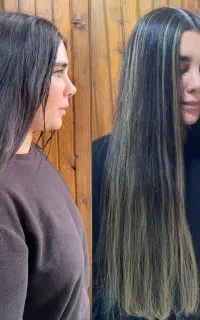 اکستنشن لیزری سوزنی با مو شاخه ای ۲۵
