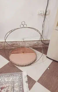 استند و میز شیشه ای دو طبقه