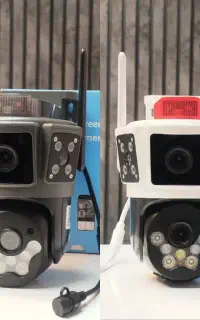 دوربین مداربسته بیسیم سیمکارتی دو لنز و سه لنز 4K
