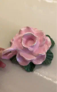 جا شمعی پتینه شده در دو طرح