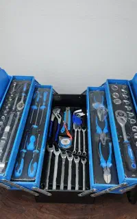 ست جعبه بکس و جعبه ابزار ۸۵ پارچه صنعتی