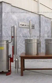 عرق گیر صنعتی ۱۵۰۰ لیتری با سیستم اسانس گیری مجزا