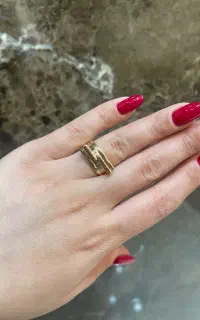 فروش انگشتر طلا با اقساط پنج ماهه