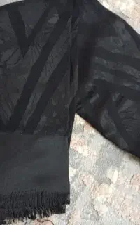 روسری مشکی مجلسی