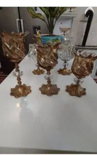 شمعدانی پایه برنز
