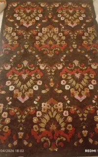 قالیچه ابریشم گونه یک ونیم در دونیم  وپادری