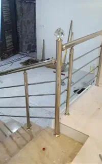 نرده سه خط استیل با ضمانت
