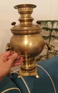 سماور زغالی مهر دار