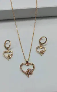 نیم ست و گوشواره مجلسی