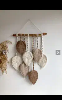 آویز حوله و جا کلیدی مکرومه