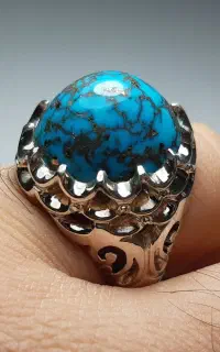 انگشتر فیروزه کلکسیونی