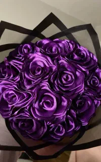 گل های روبانی و پیپ پاکنی