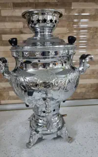 سماور ۸ لیتری نو و بدنه زخیم