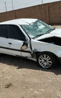 پژو slx مدل ۹۹تصادفی