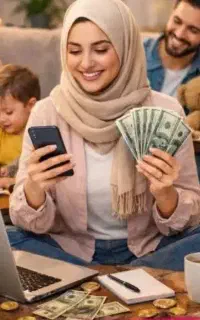 کار در منزل با گوشی