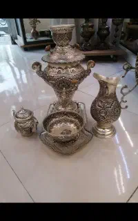 سرویس سماور های قلم زنی و برنجی کلکسیونی