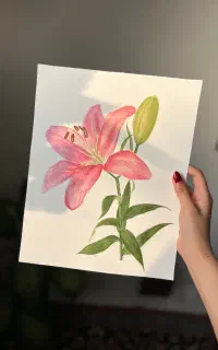 تابلو نقاشی گل