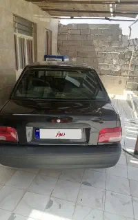 پراید مشکی مدل 84 دوگانه