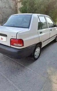 پراید 131 SE مدل اخر  95 بدون رنگ شاسی پلمب