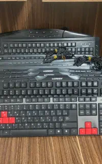 تعدادی کیبورد و موس سیمیusb سالم درحد