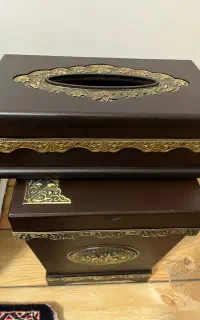 ست سطل اشغال و جادستمال کاغذی