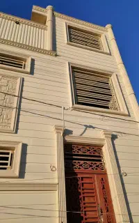 سنگ کاری نما ،پارکینگ و راه‌پله