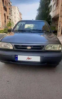 پراید 131SLخاکستری مدل ۱۳۹۰ اقساطی نقدی