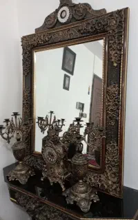 کنسول آینه شمعدان