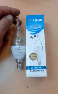 لامپ اشکی شفاف ۷وات نچرال افق گارانتی دار پرنور