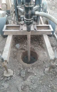 حفاری چاه کشاورزی و چاله شمع