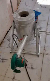 کوره ذوب گردان با بوته ۱۰ کیلویی