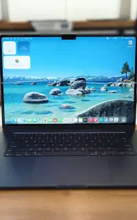 مک بوک ایر M4 رم 16/حافظه 256 سایز 15 اینچ درحد نو