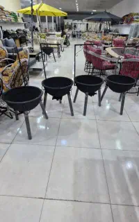 اتیشی آتشدان هیزمی سه پایه چدنی مخصوص اتیش