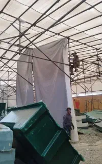 چادر دوزی برزنت کانتینری مهرآرا سایبان مسافرتیzo