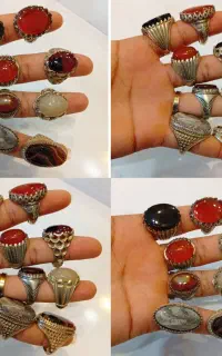 انگشتر مردونه عیار 90تکی و عمده