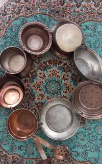 ریسه طرح مس قابلمه تابه دکوری