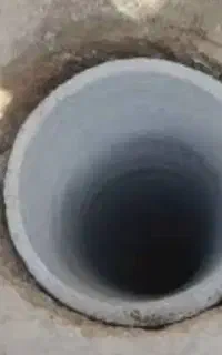 چاه کن لوله کش اب و فاظلاب تخریب