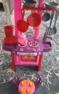 سرویس آشپزخانه و عروسک دختر و پسر