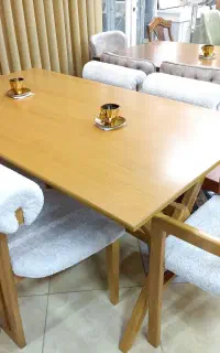 میز ناهارخوری مینیمال شش نفره