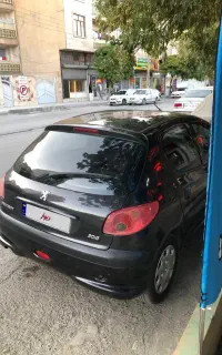 پژو ۲۰۶تیپ 5 مدل ۹۲