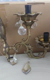 ۳ عدد  دیوار کوب برنز  در حد نو