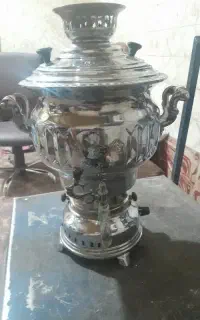 سماور ۶ لیتری سالم تمیز محکم تست میشه تحویل میشه