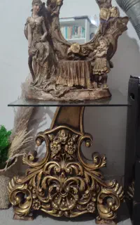 گل میز بهمراه اینه روش