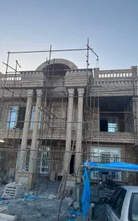 سنگکاری ساختمان نما داخل پله کف
